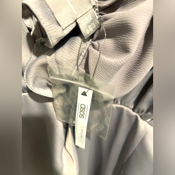 Draped Gray Dress - Picture 3 of 11